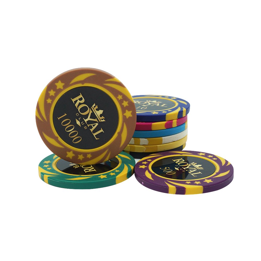 Casino Bar Boardroom Wholesale Cheap Clay Chips Customized Chip Stickers 14G Casino Chip Coins for gambling game