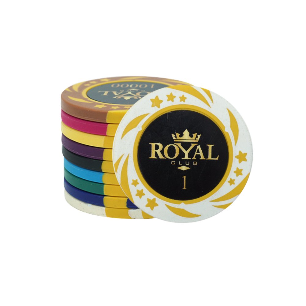 Casino Bar Boardroom Wholesale Cheap Clay Chips Customized Chip Stickers 14G Casino Chip Coins for gambling game