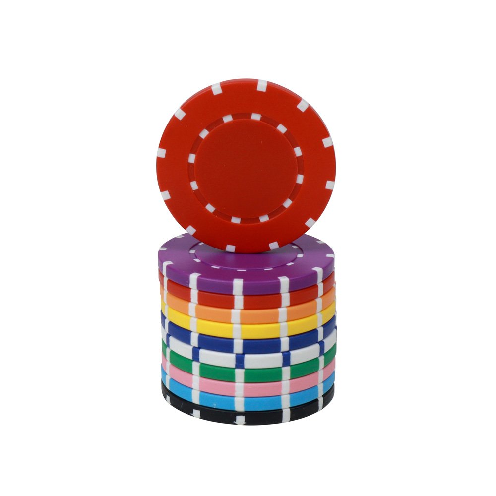 40mm customisable colour ABS roulette chips poker game club custom print logo ABS poker chips for casino
