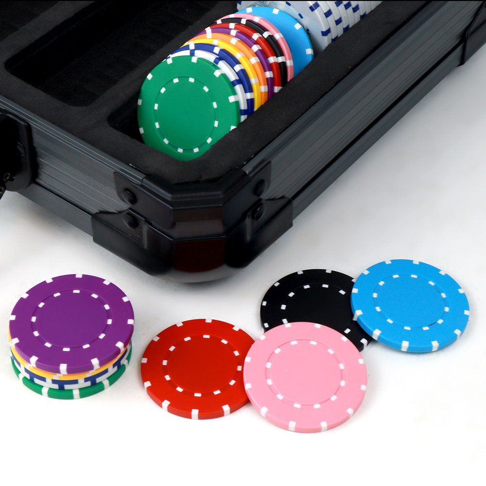 40mm customisable colour ABS roulette chips poker game club custom print logo ABS poker chips for casino