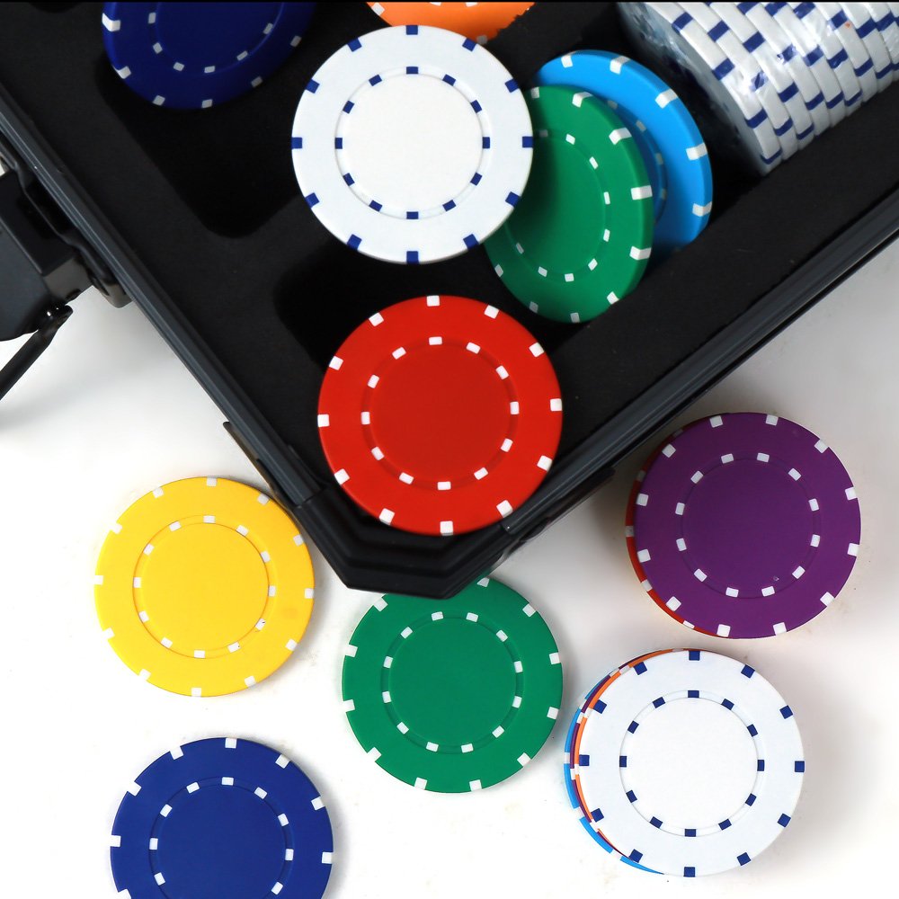 40mm customisable colour ABS roulette chips poker game club custom print logo ABS poker chips for casino