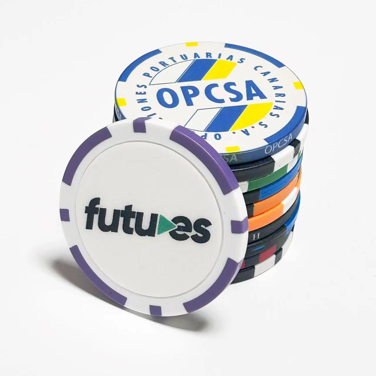 Personalized Colorful Custom Logo Poker Chips Golf Ball Marker