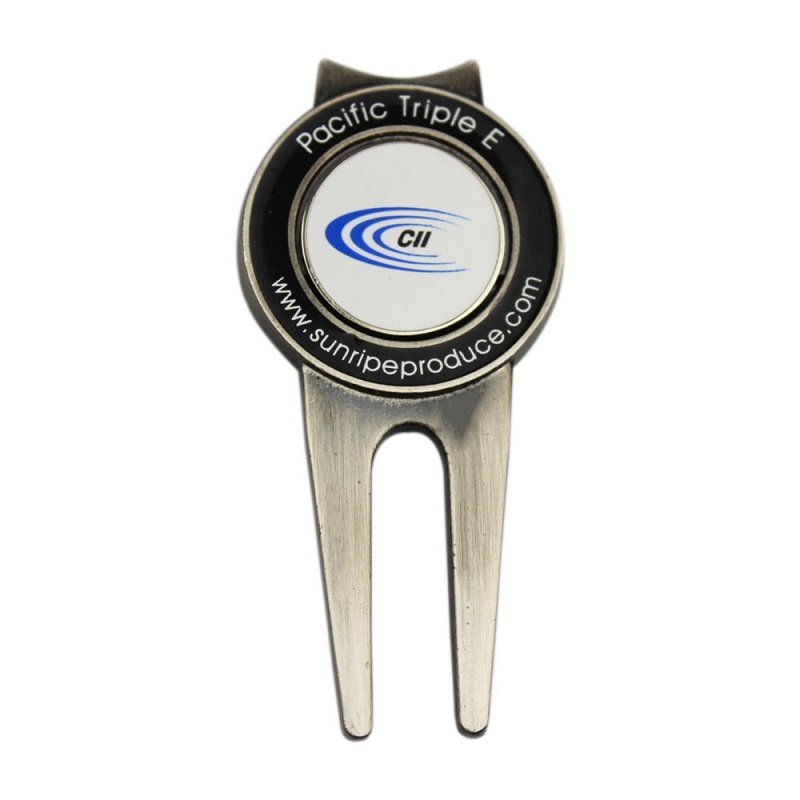 Customized magnetic golf ball markers gift set plastic golf poker chip with company logo