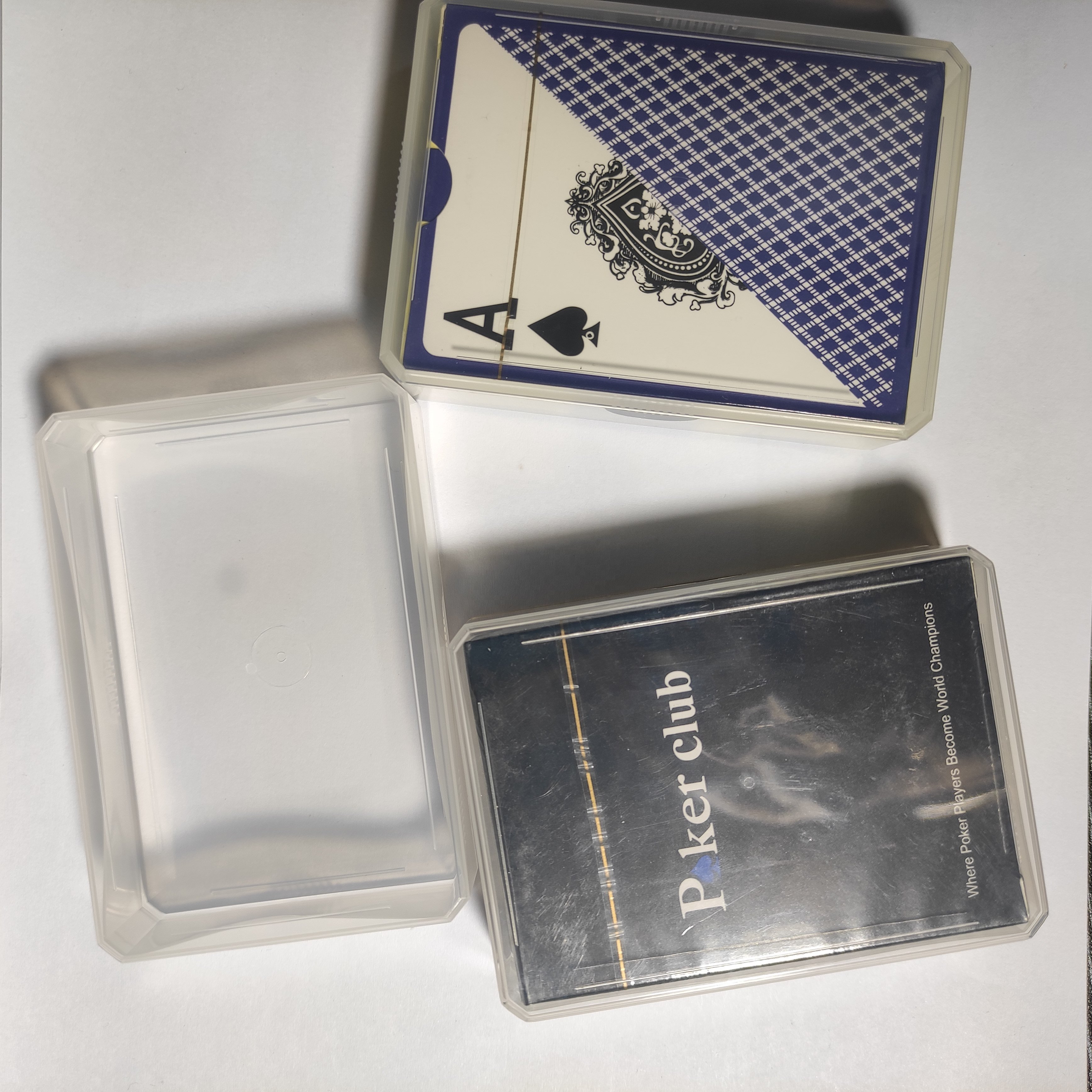 PS PLASTIC playing cards box business cards box holder