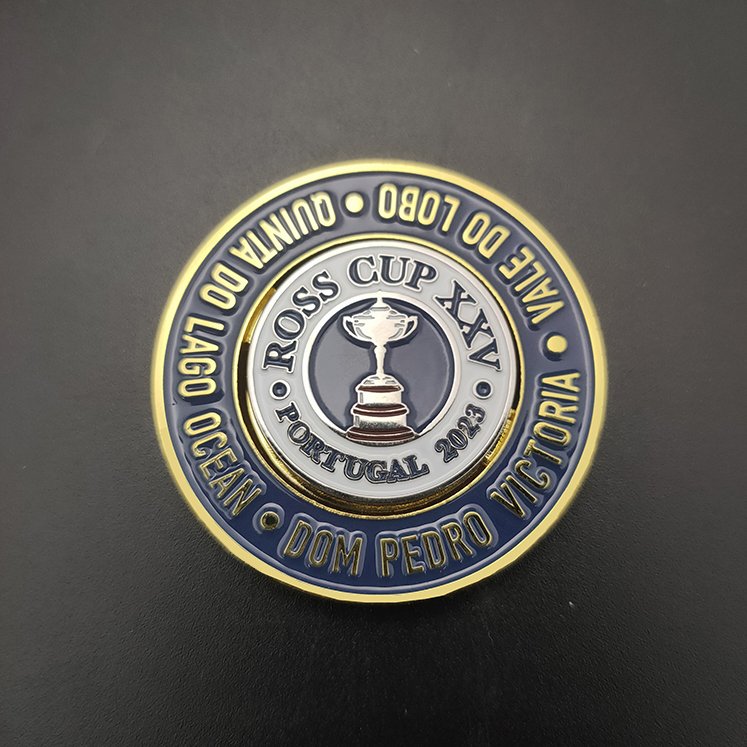 American metal us challenge coin gold and silver custom poker coins