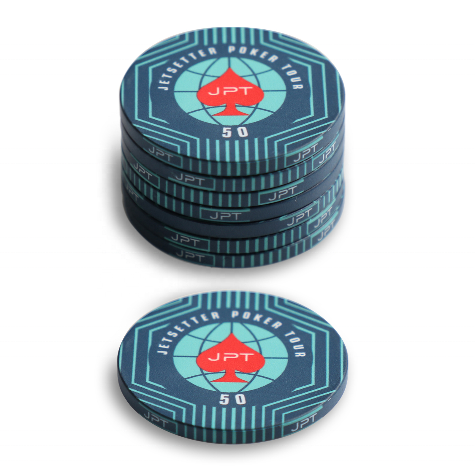 High Quality 300pcs Casino-Grade 14g Roulette Poker Chips Set Premium 300pcs Coin Poker Chips