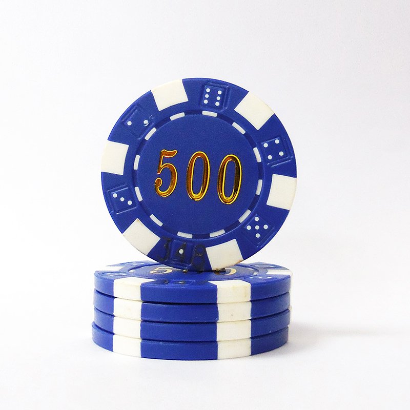 Cheap 40mm ABS Poker Chips Metal Jeton