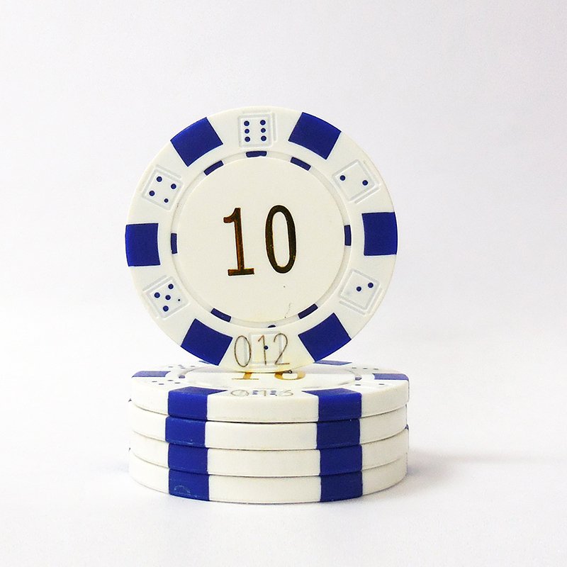 Cheap 40mm ABS Poker Chips Metal Jeton