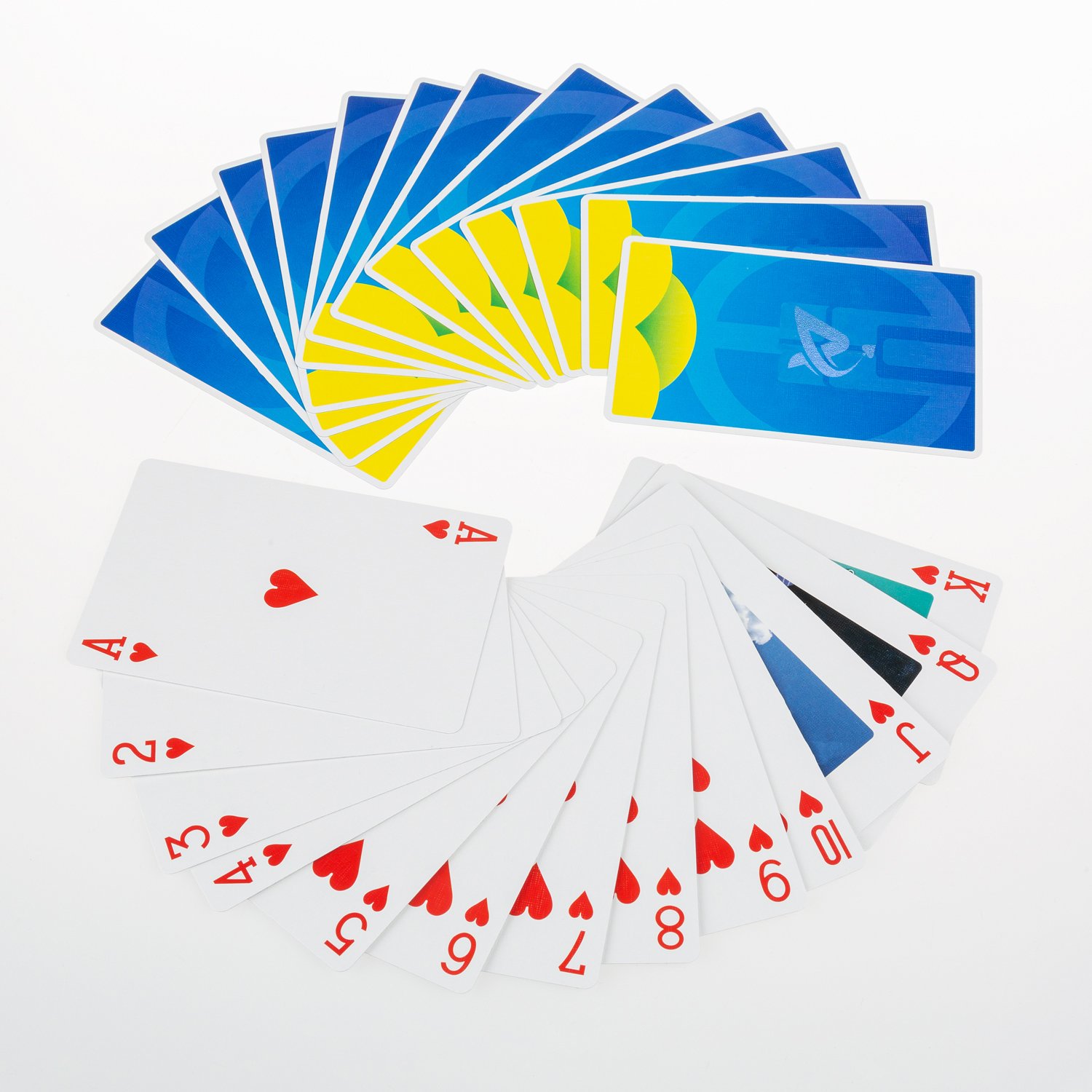 AYPC Personalized Customized Luxury Single Paper Box with Shrink Wrapped bank Advertising Playing Card