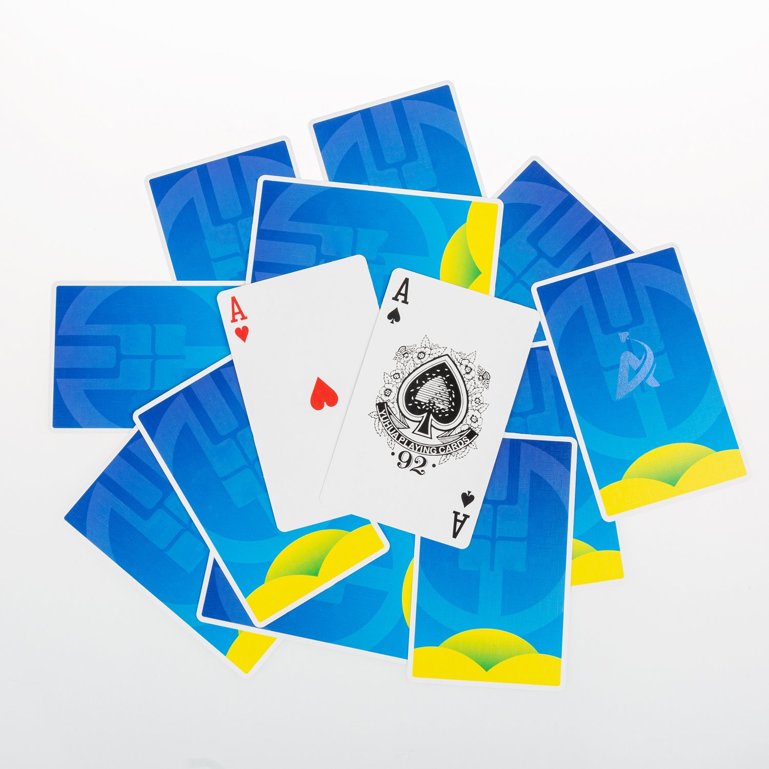 AYPC Personalized Customized Luxury Single Paper Box with Shrink Wrapped bank Advertising Playing Card