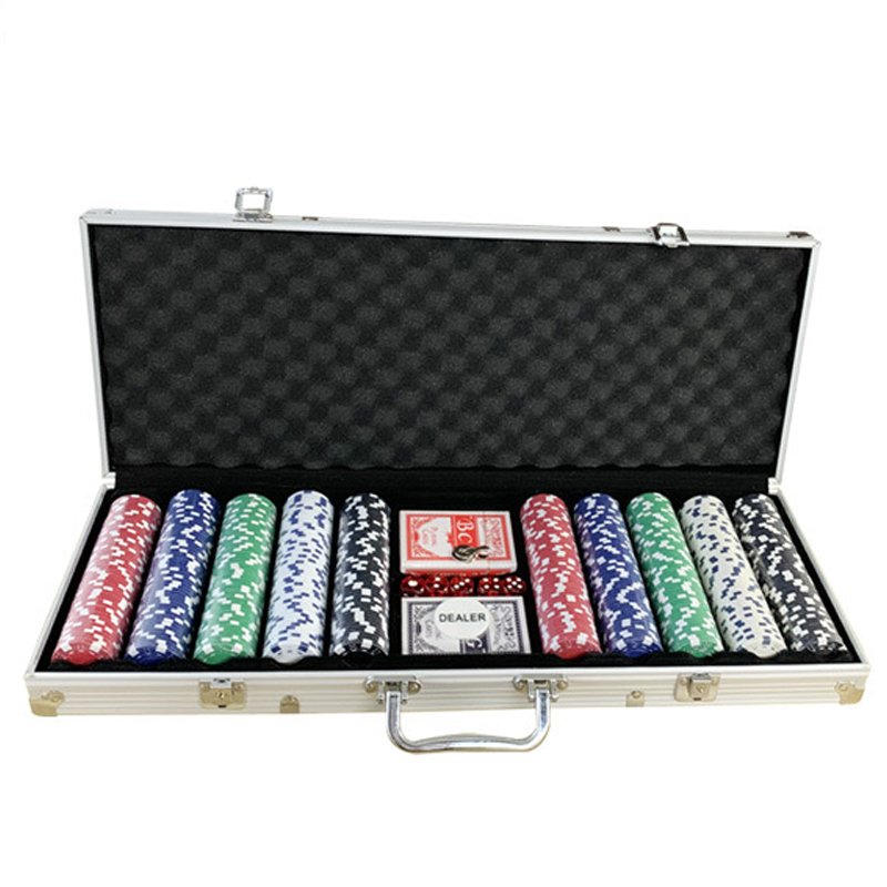 LANDER-MAN Custom Poker Chips Poker Chips Set 1000 piece Poker Chips Casino Set Aluminum Case