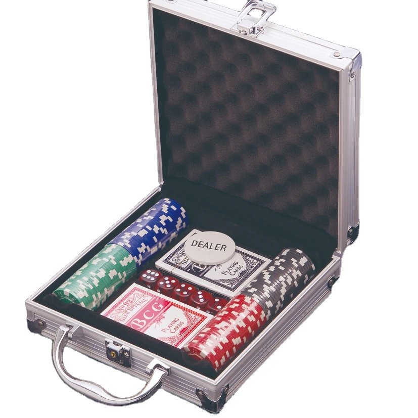 LANDER-MAN Custom Poker Chips Poker Chips Set 1000 piece Poker Chips Casino Set Aluminum Case
