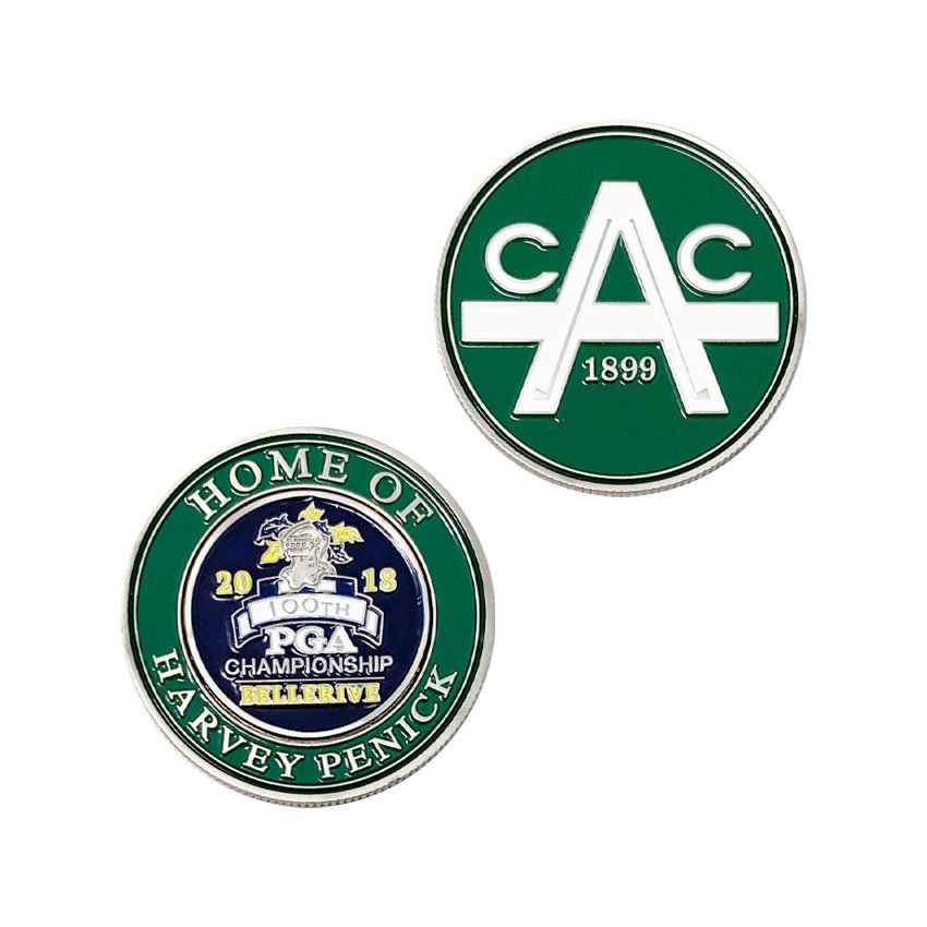 manufacturer golfer club logo custom soft enamel magnet poker chip golf ball marker