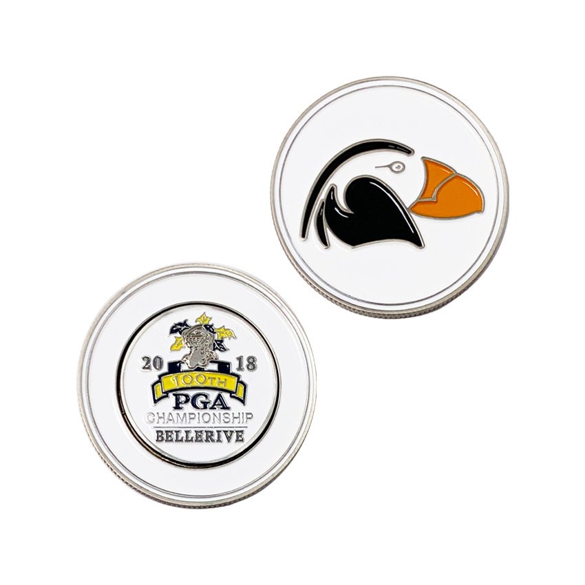 manufacturer golfer club logo custom soft enamel magnet poker chip golf ball marker