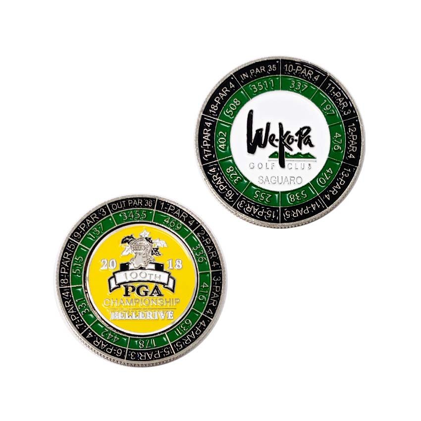 manufacturer golfer club logo custom soft enamel magnet poker chip golf ball marker