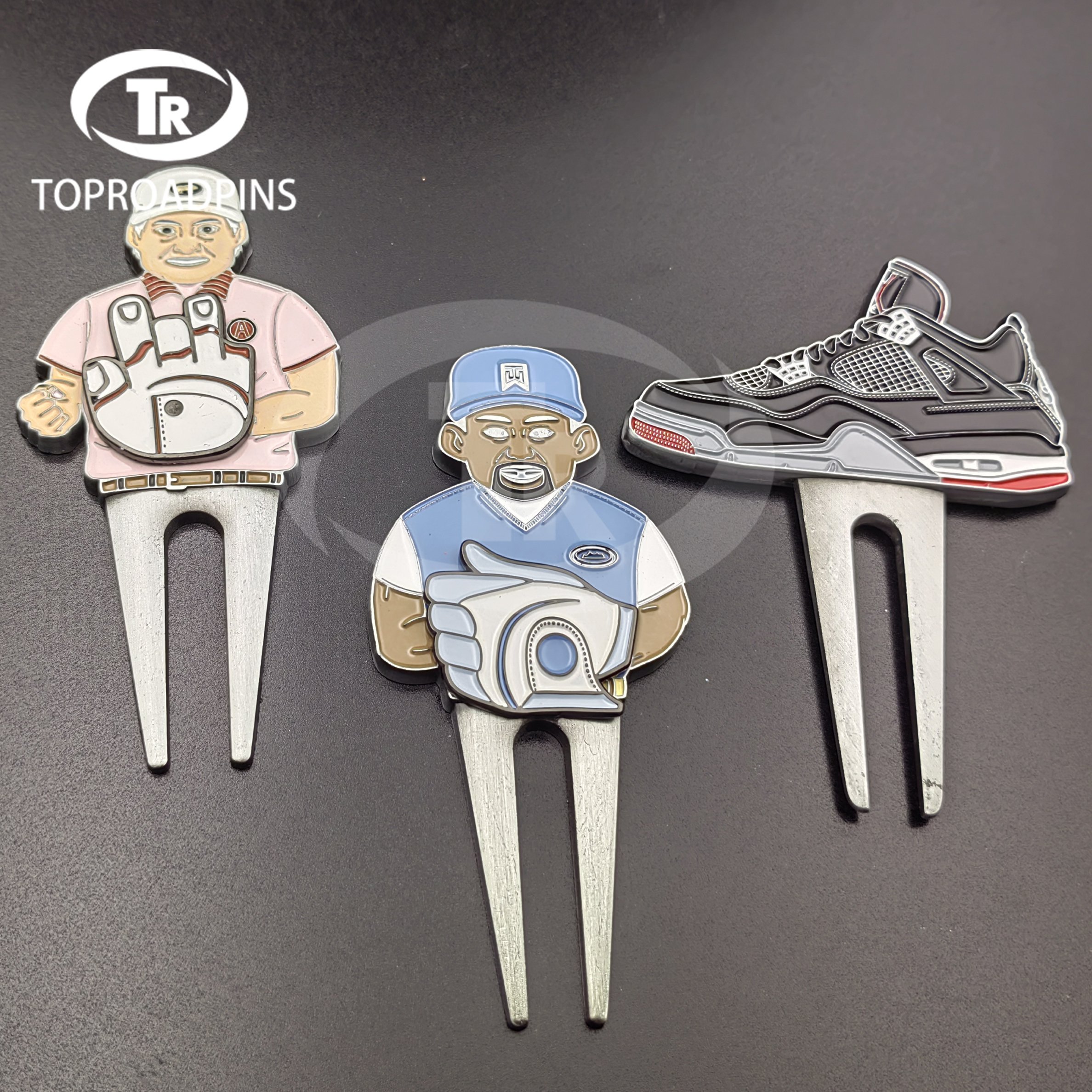 Golf Ball Marker and Metal Custom Golf Divot Repair Tool Golf Divot Tool