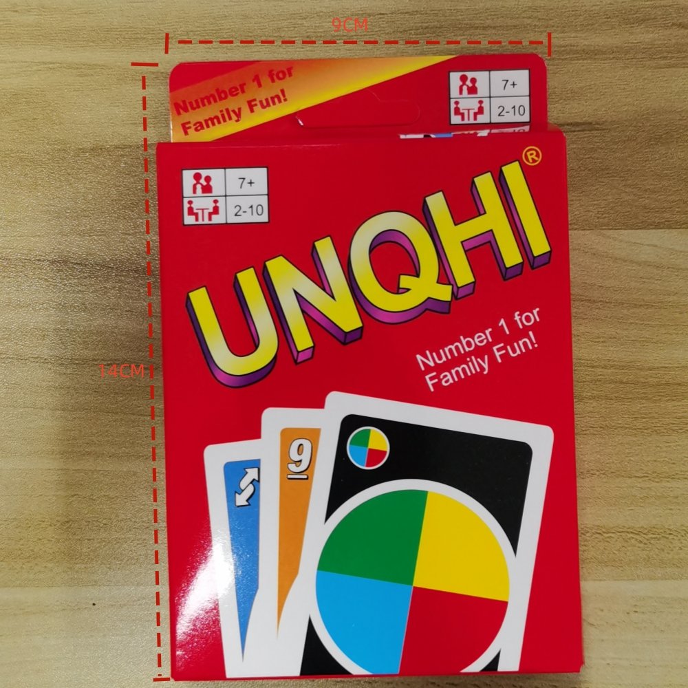 Factory Wholesale 112pcs Classic Unos No Mercy Skip Bo Flip PLUS Poker Thickened Paper Full Range Party Playing UNQHI Game Cards