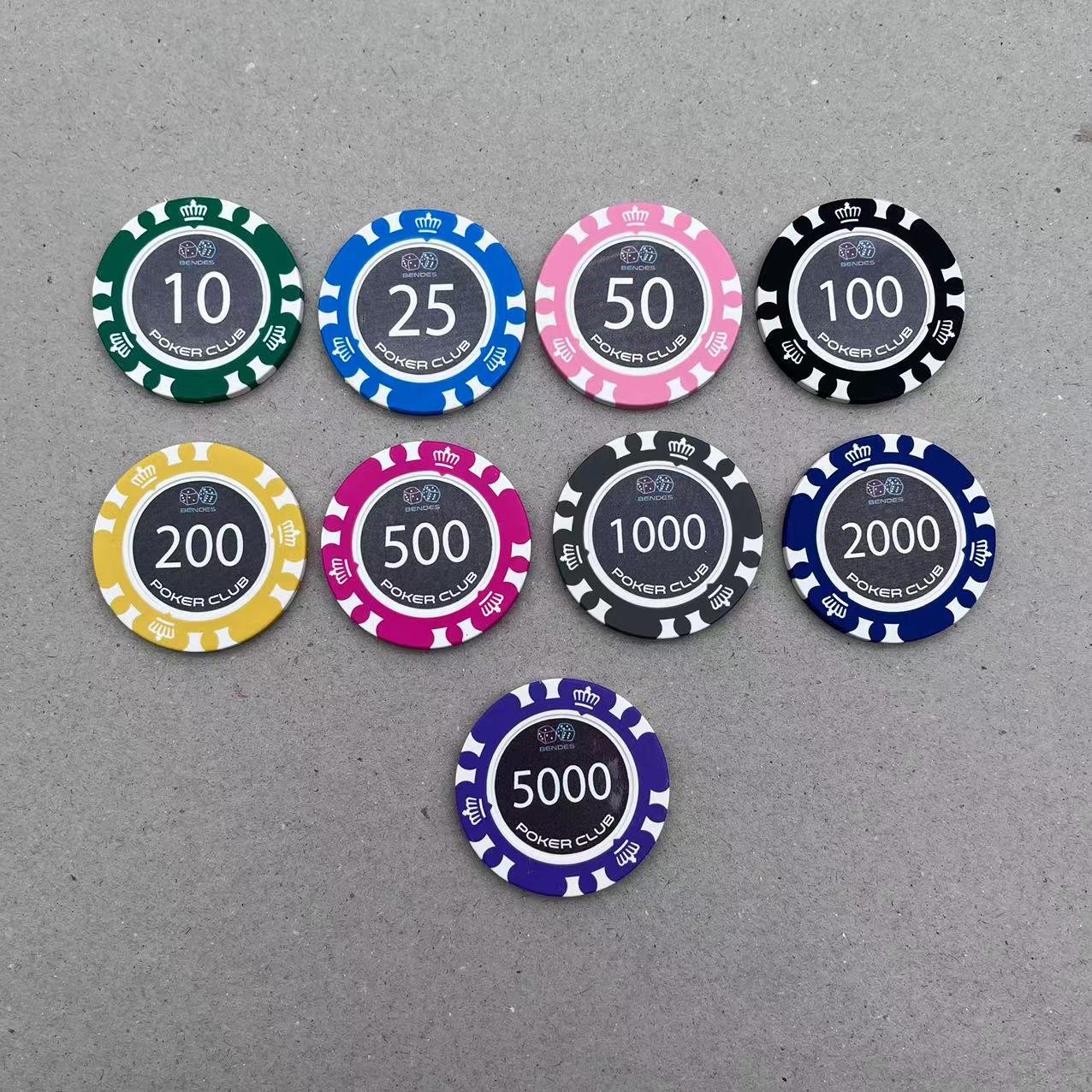 OEM custom poker chip wholesale custom design ceramic chips for game wholesale