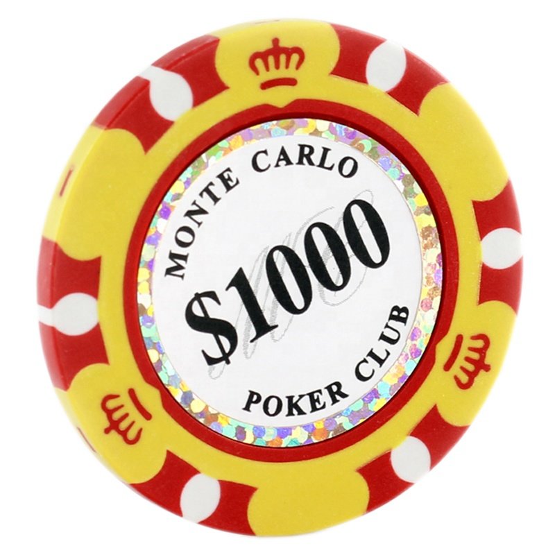 500pcs 14g Poker Chip Set with Black or Sliver Aluminum Case/Casino Poker Set