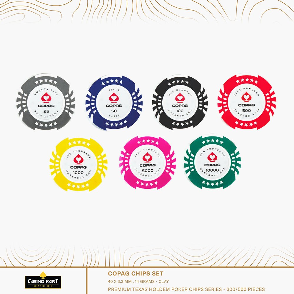 Casino clay poker chip with customized color and logo in lay 14 gm casino chip Baccarat Blackjack
