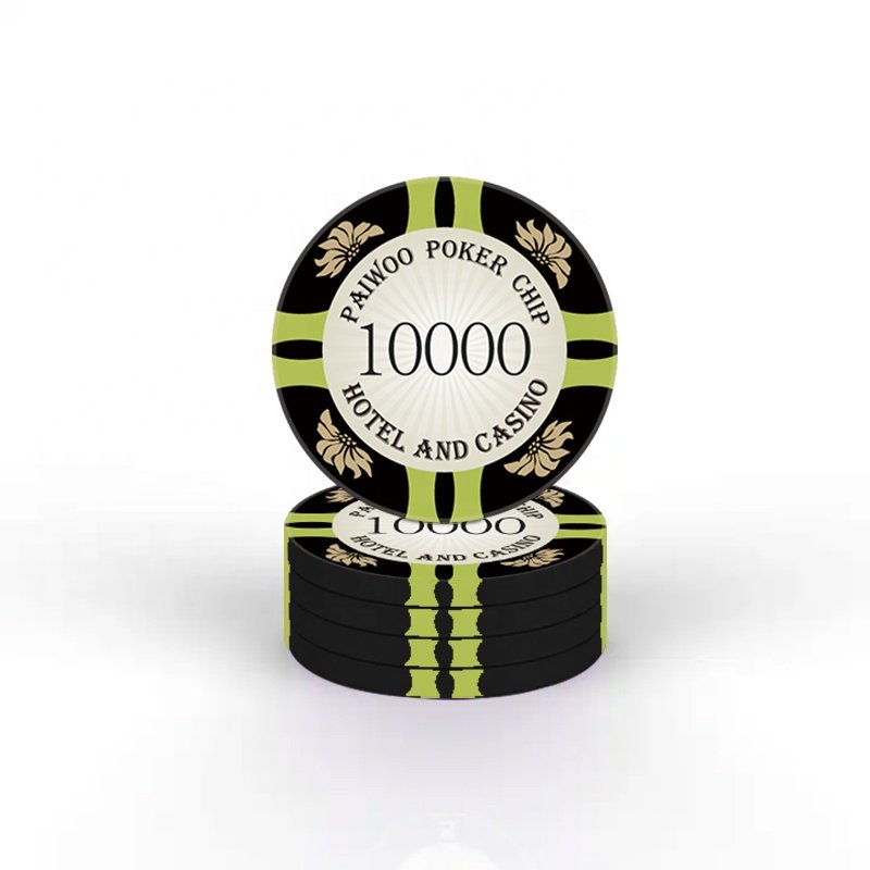 Customize Your Own Ceramic Poker Chips Set Exclusively for high-end casinos
