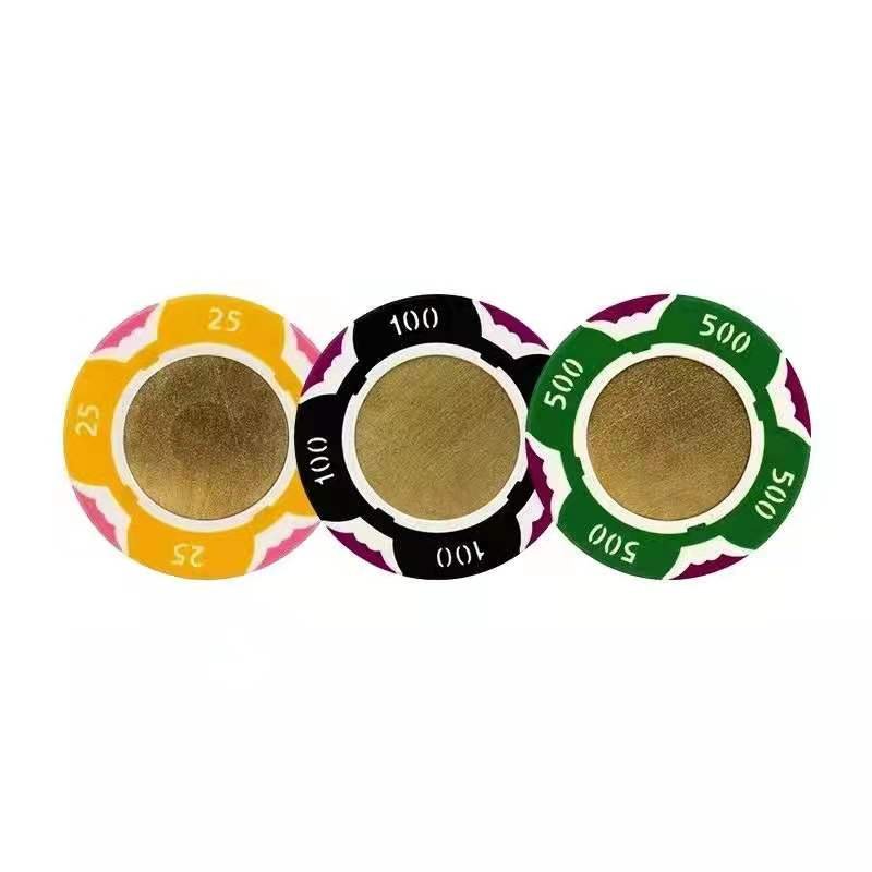 Factory hot sell Casino poker chip clay ceramic custom tags poker chip