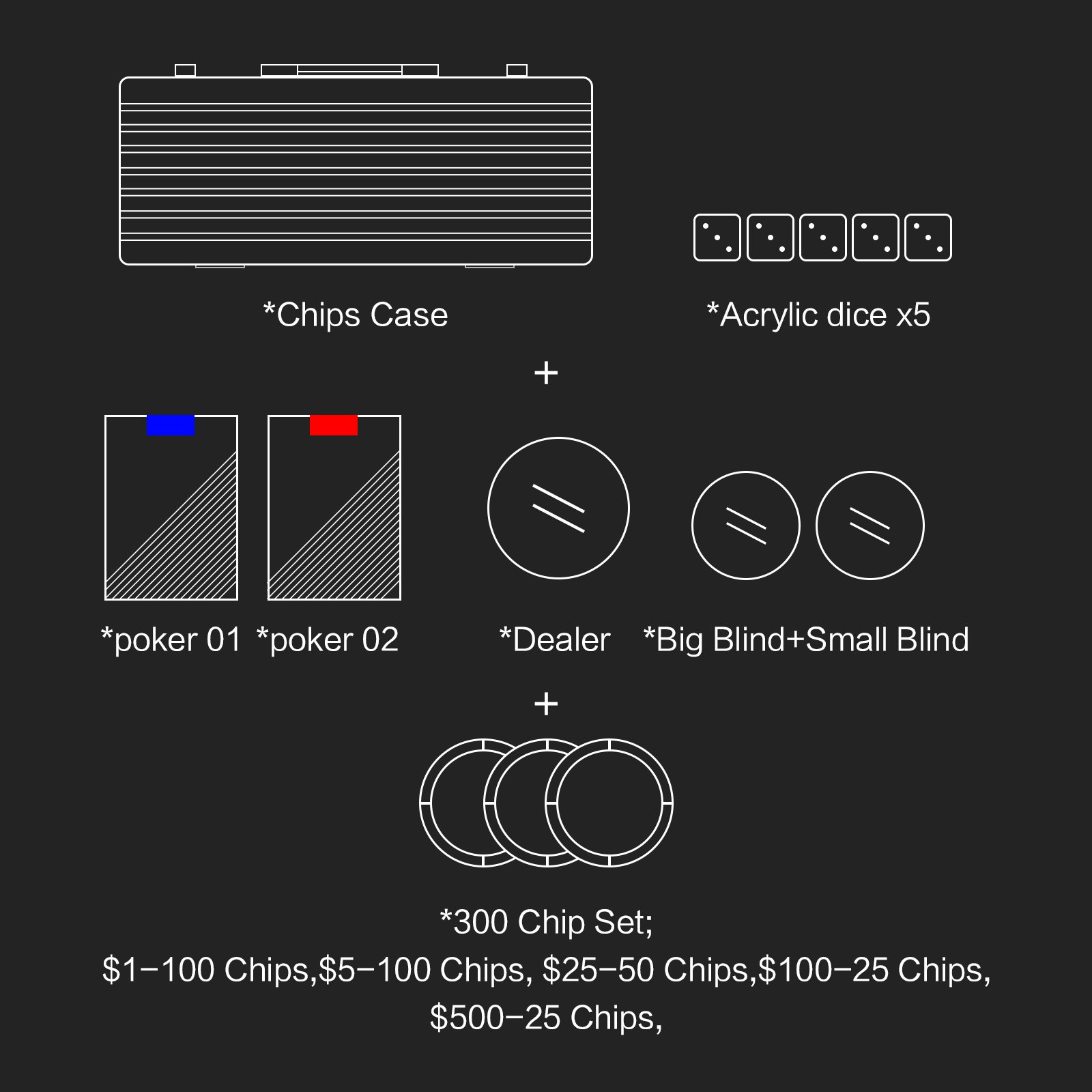 wholesale casino Texas Hold'em 14g clay roulette poker game set poker chip set 500 for poker game