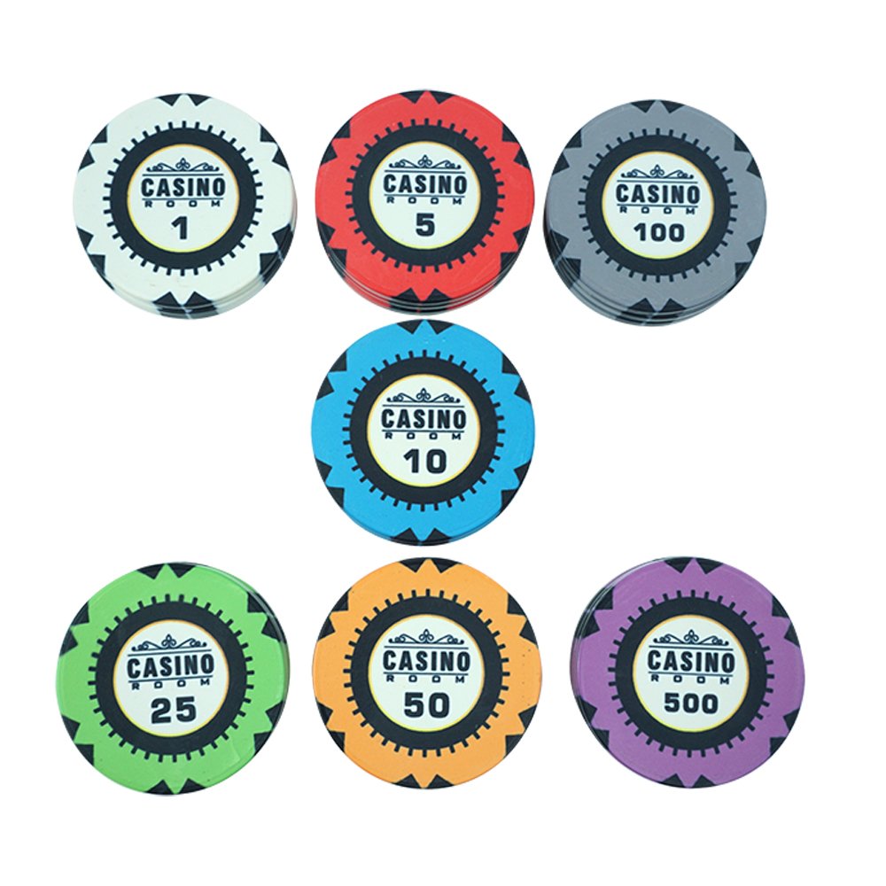 Any Design Can Do 10g Rounders Customized 10g Ceramic Poker Chips 39mm Europe Factory For Casino Club