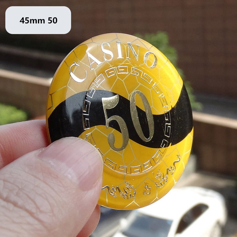 poker chips with Number Texture Patterns,anti-fake poker chips round and plaque chip,Casino High-end Poker Chips for Casino