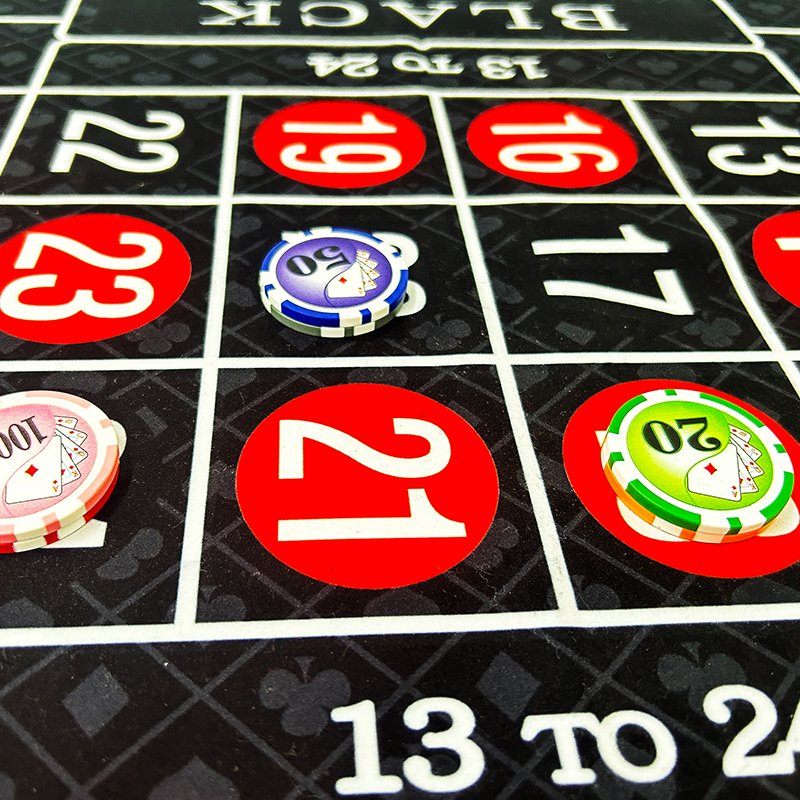 ABS Poker Chips Casino Table Game Poker Chip Professional Round Poker Token
