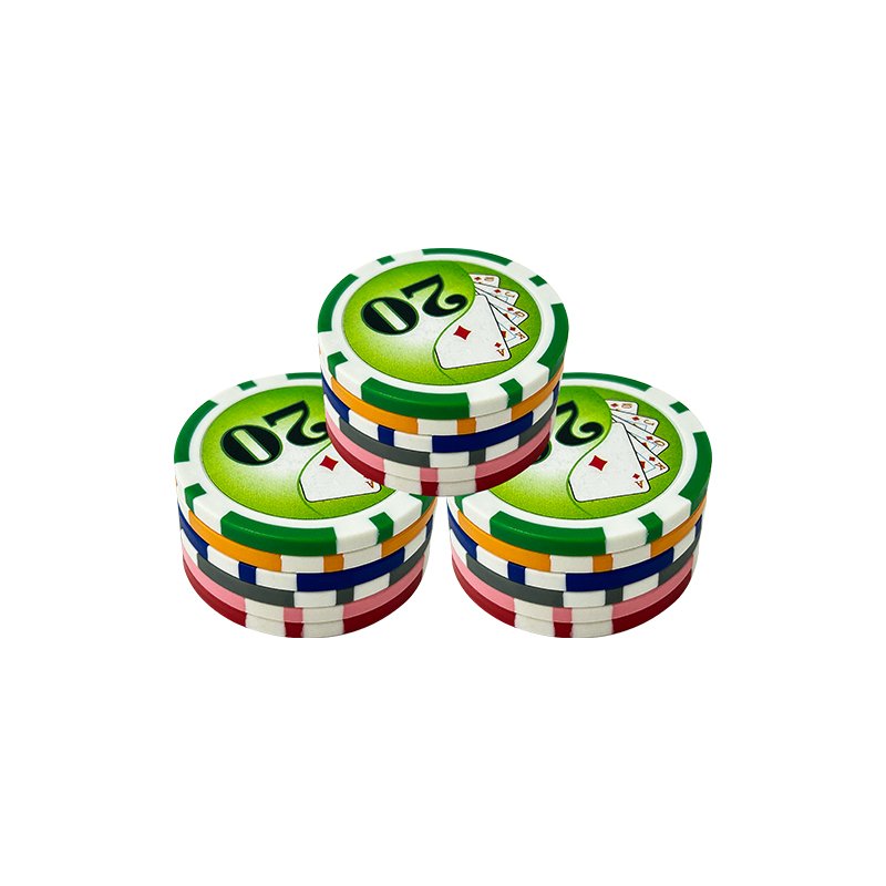 ABS Poker Chips Casino Table Game Poker Chip Professional Round Poker Token