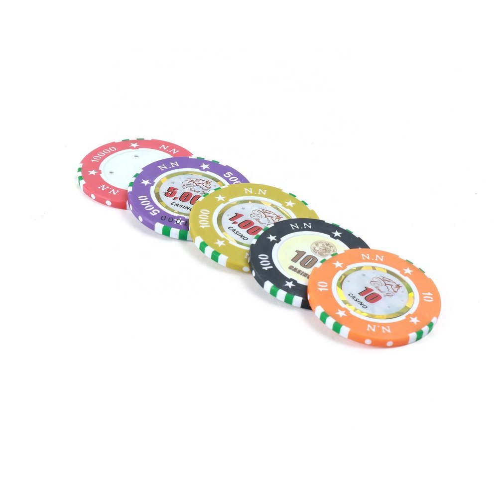 Customized pentagram RFID poker chips casino poker game tokens eco friendly material ceramic chips