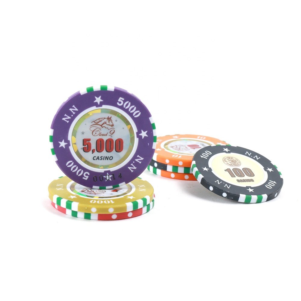 Customized pentagram RFID poker chips casino poker game tokens eco friendly material ceramic chips