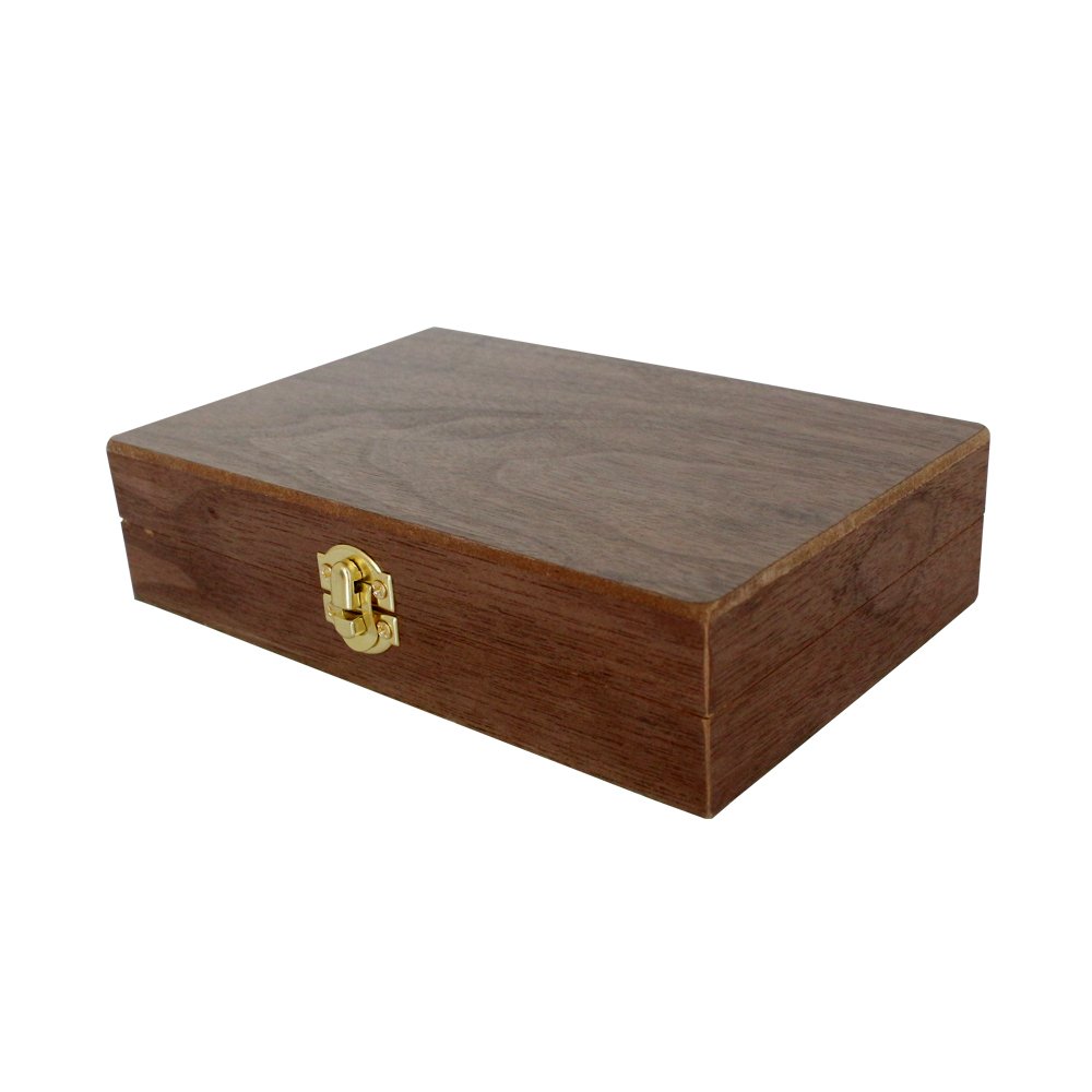 MDF Wooden Box Poker Set with Two Decks of Cards and Five Dice, Ideal for Poker Lovers and Beginners,Poker Set