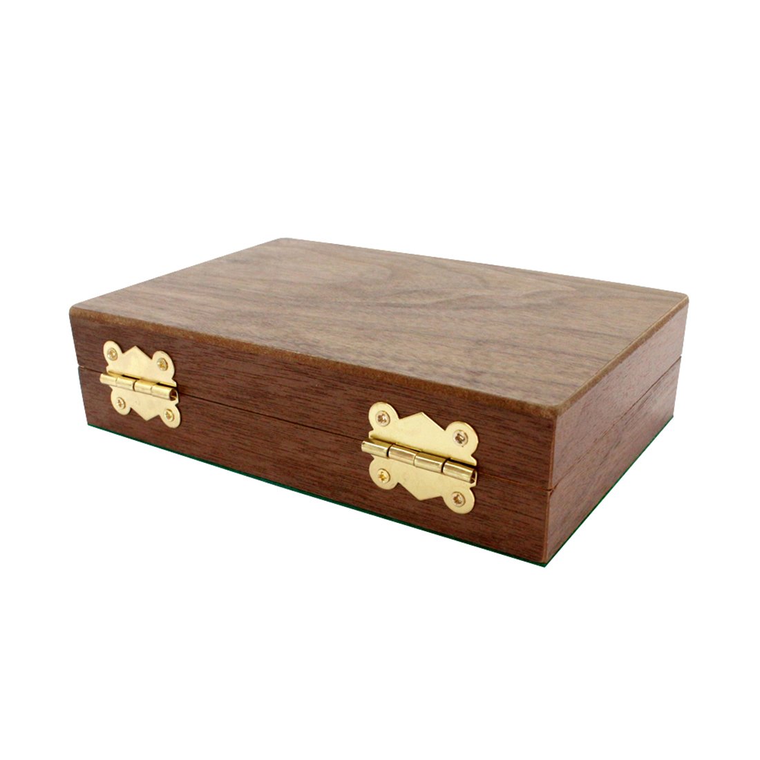 MDF Wooden Box Poker Set with Two Decks of Cards and Five Dice, Ideal for Poker Lovers and Beginners,Poker Set