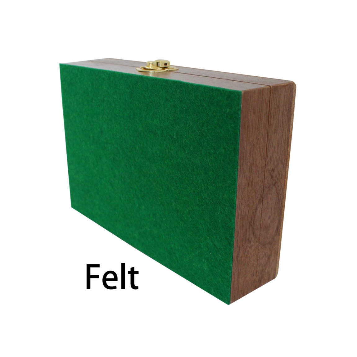 MDF Wooden Box Poker Set with Two Decks of Cards and Five Dice, Ideal for Poker Lovers and Beginners,Poker Set