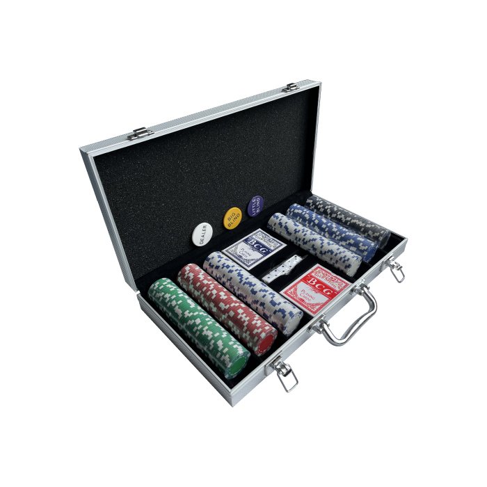 New Design 11.5 Gram Casino Chips Custom Poker 300 Poker Complete Poker Set With Aluminium Case