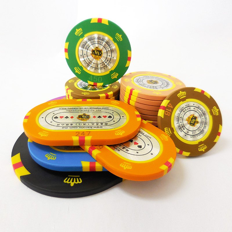 Gaming Chips Anti-thief Hologram Decal Casino Poker Chips