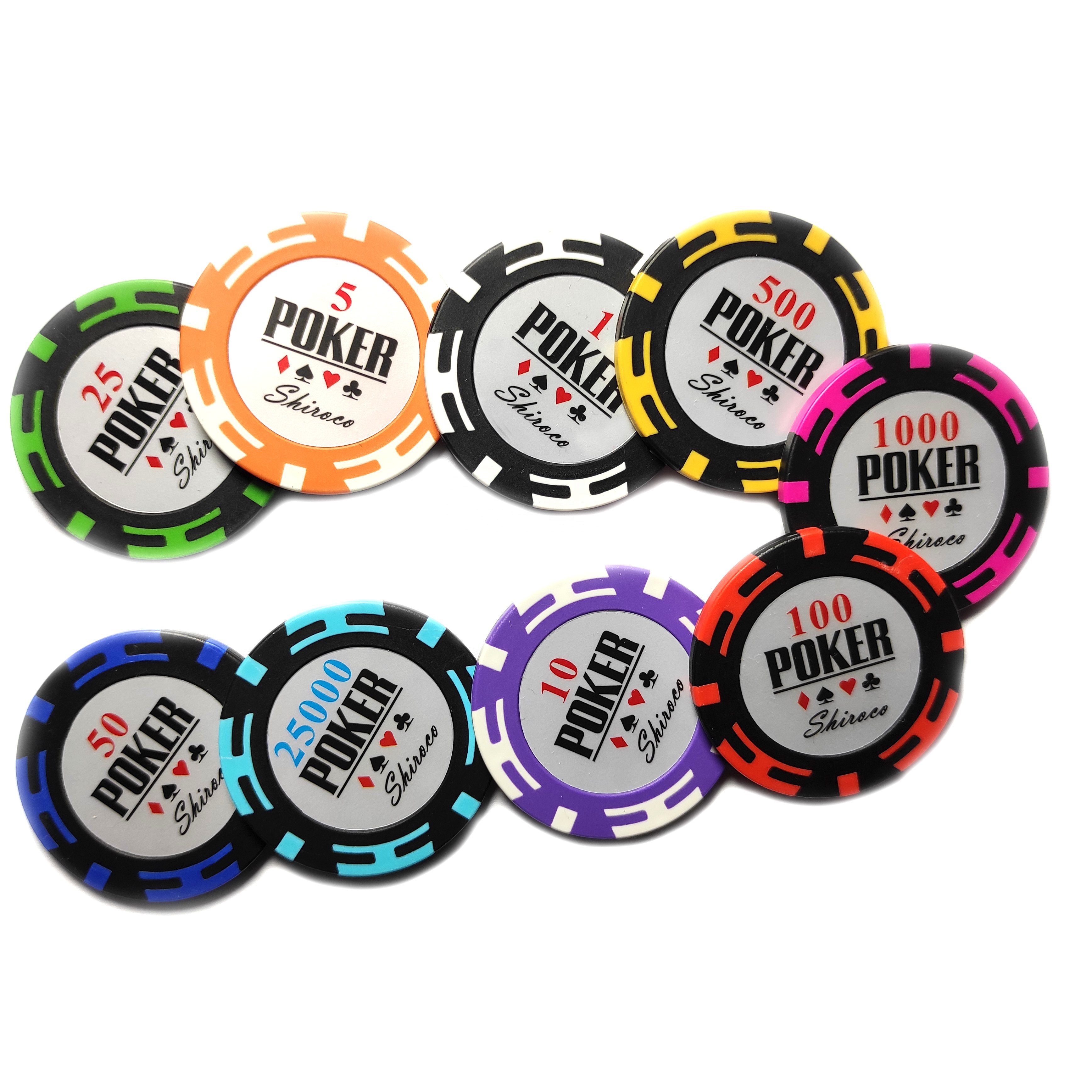 Hot sale 11.5G or 14G poker chip with your design inlay