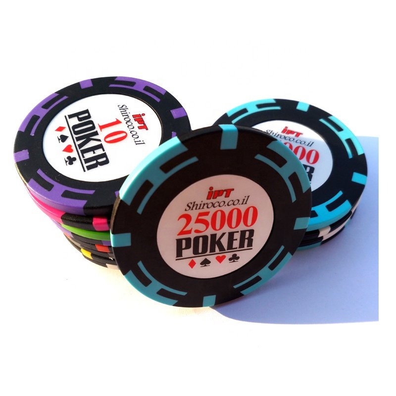 Hot sale 11.5G or 14G poker chip with your design inlay