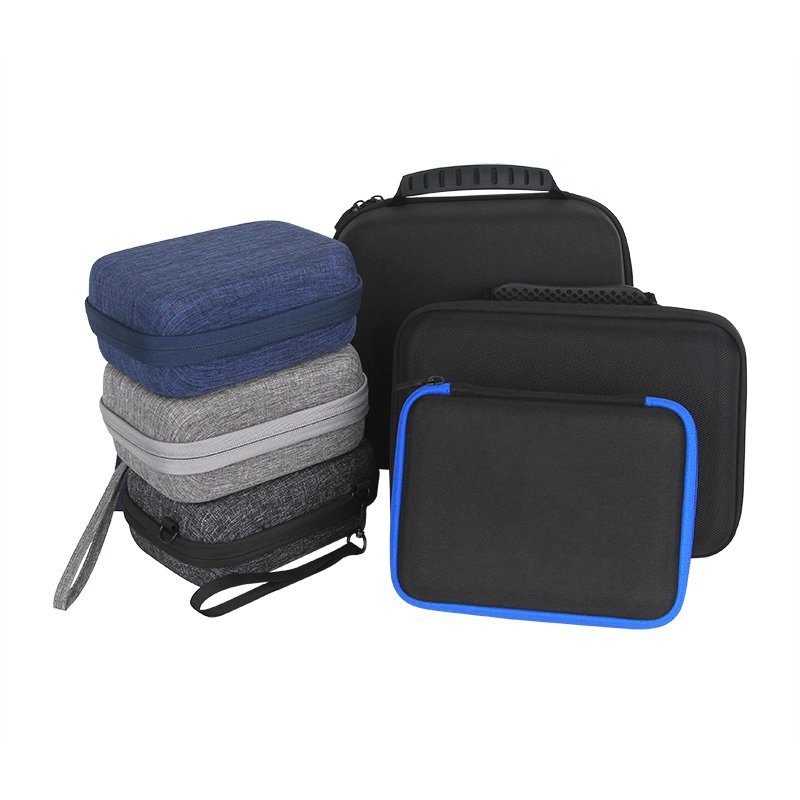Carry Case for Carry Case with Insert For Equipment,Custom Empty Box Small Zip Black Big Mesh Pocket Handle Carry Case