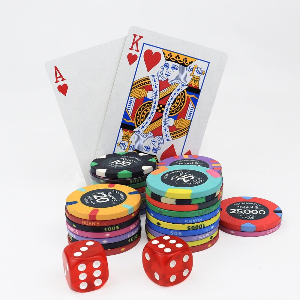 Wholesale luxury 39mm 10g ceramic poker chips free design customized logo engraved ceramik casino chips for poker game