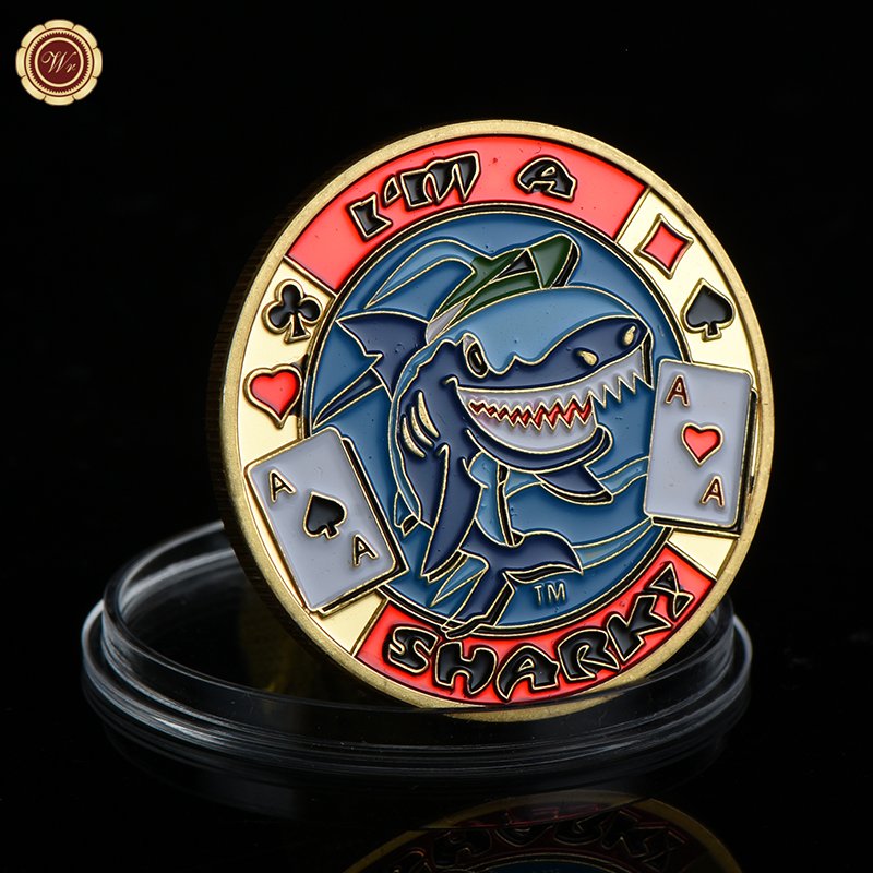 Wholesale Cheap Poker Chips Challenge Coin Cartoon Cute Animal Pattern Poker Chips Coin For Sale
