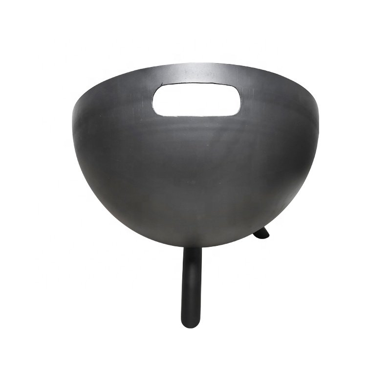 New design outdoor 60cm deep bowl wood burning ball shape fire bowl