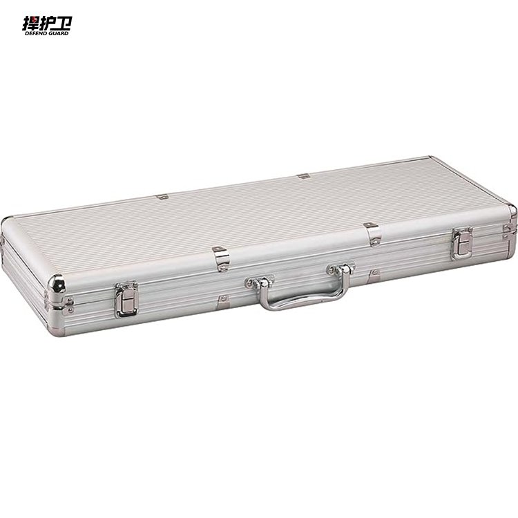 Factory Custom Mahogany Poker Chip Case for Poker 500 chips - Aluminum Case