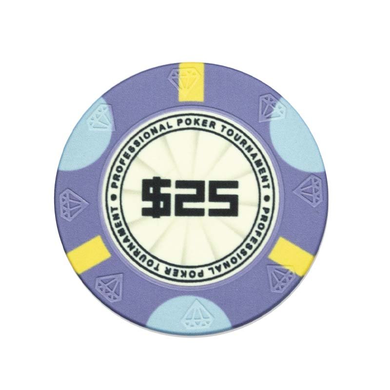 Three-dimensional Round Chips Entertainment Ceramic Chips EPT Custom Ceramic Poker Chips