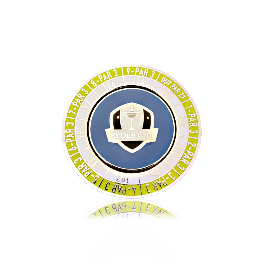 New magnetic golf poker chip to hold ball marker wholesale metal golf hat clip