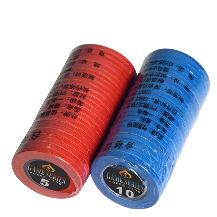 wholesale custom single color clay poker chip cheap price