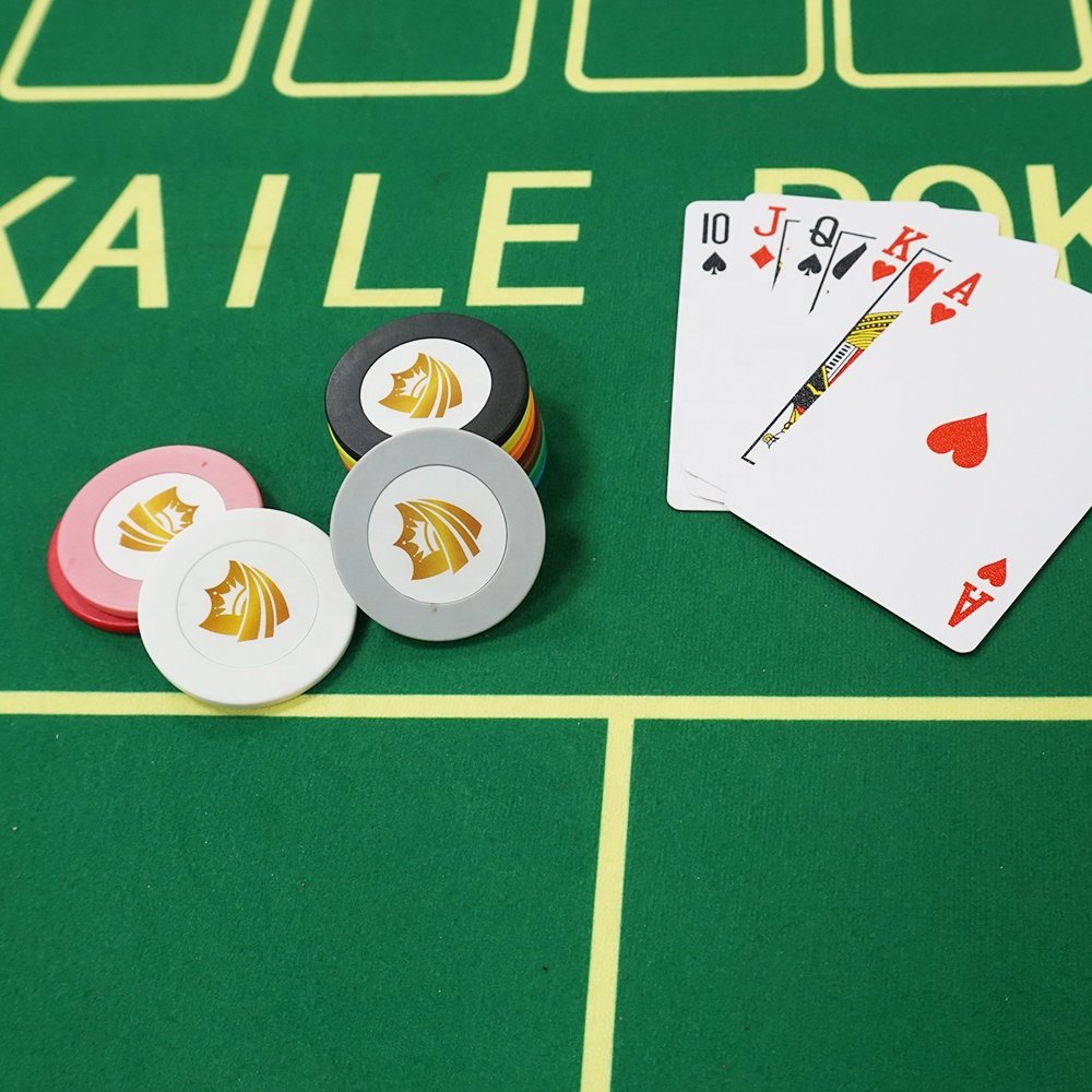 Custom13.5g Crown Stickers Mixed Material poker Chip Pieces No Denomination Game Bookkeeping Coins