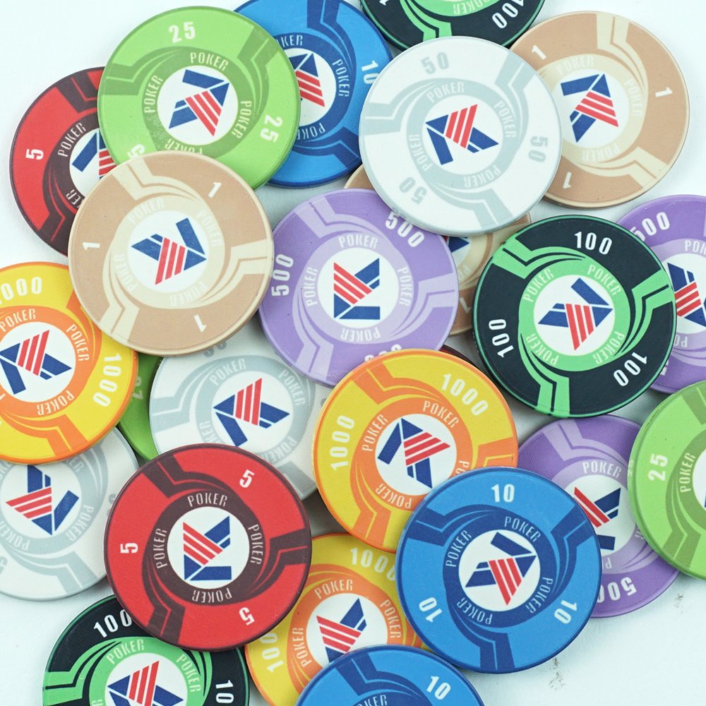 Any Design Can Do 10g Rounders Customized 10g Ceramic Poker Chips 39mm Europe Factory